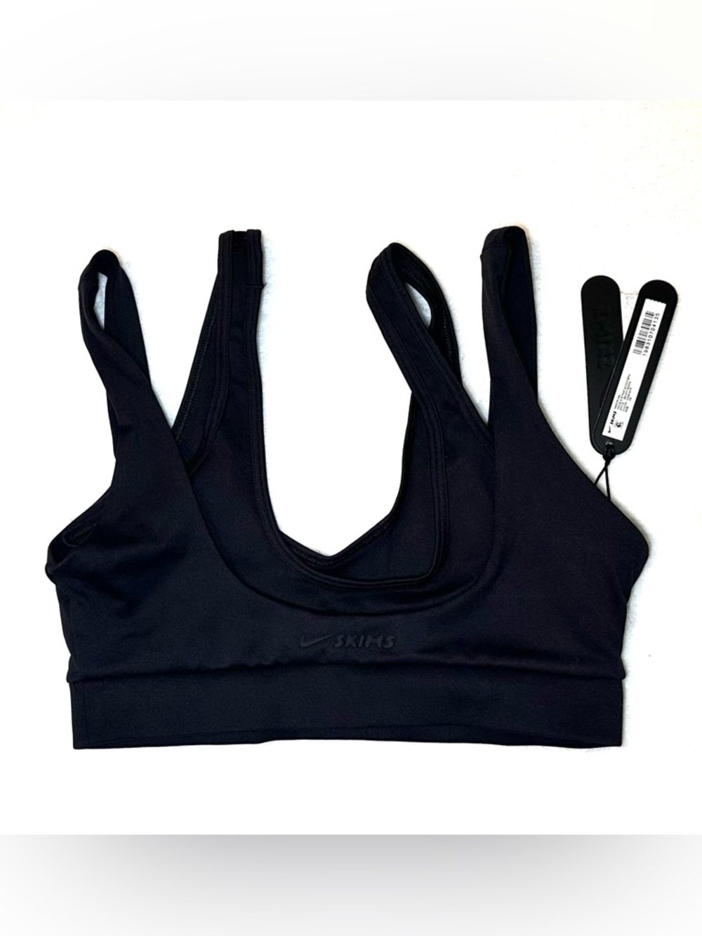 SKIMS Black Sculpting Sports Bra